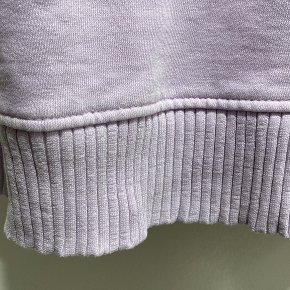 C&C California Size L Sunwashed Lavender Half-Zip Pullover Sweatshirt Women's 🌟 - Picture 4 of 7